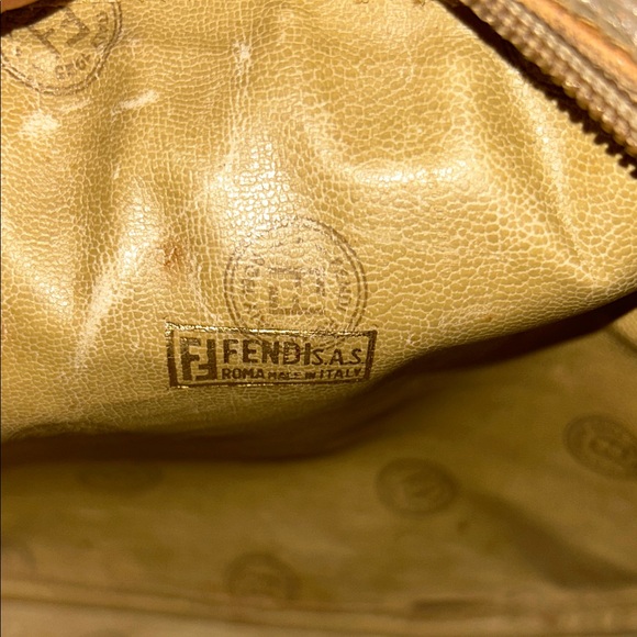 Fendi Tan and Brown Monogram Crossbody /shoulder Bag - Picture 16 of 17